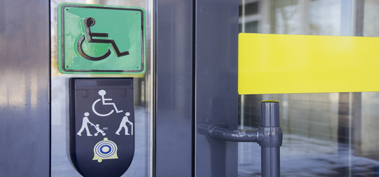 automatic handicap door opener in Downey